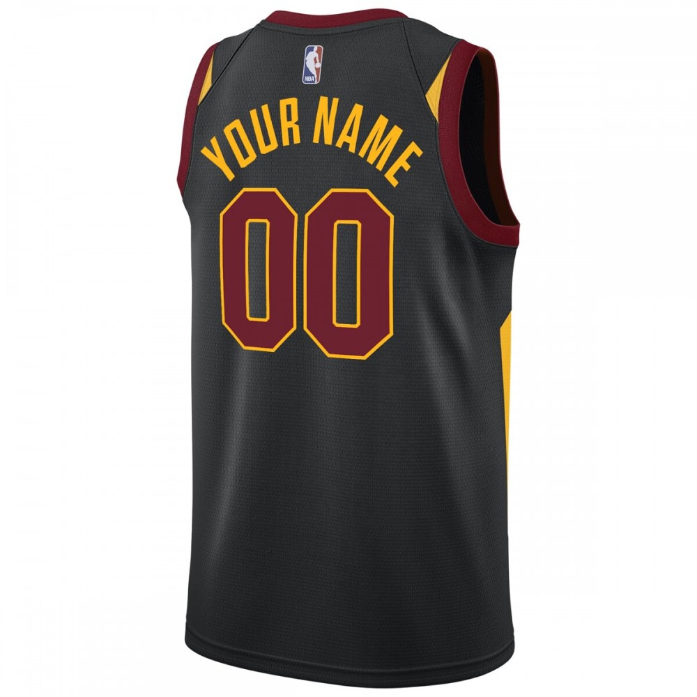 Cleveland Cavaliers Swingman Custom Jersey Black - Statement Edition-Pro Kit Vault | Brand New 26/27 Sports Jerseys